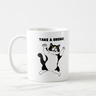 Taza de café de gato negro descarado – Recordatori