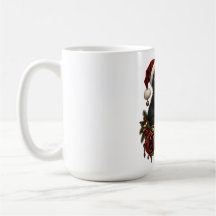 Taza de café de gato negro gótico Feliz Creepmas