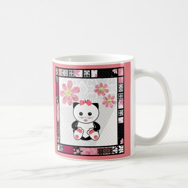 Taza de café de gato pequeño (Derecha)