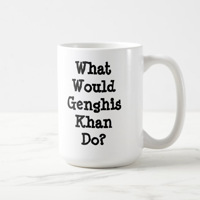 Taza de café de Genghis Khan (Derecha)