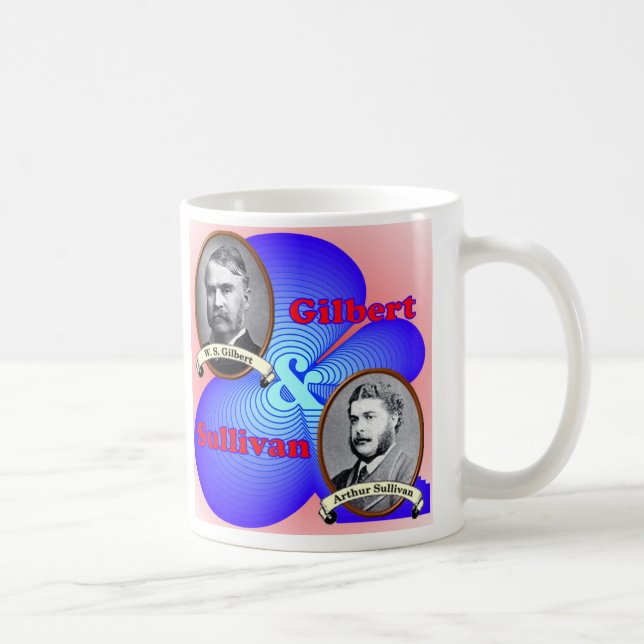 Taza de café de Gilbert y de Sullivan (Derecha)