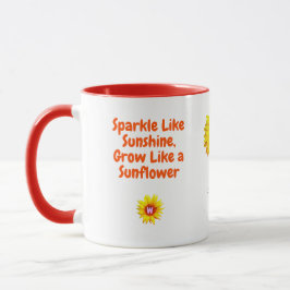 Taza de café de girasol única regalo para ella (no