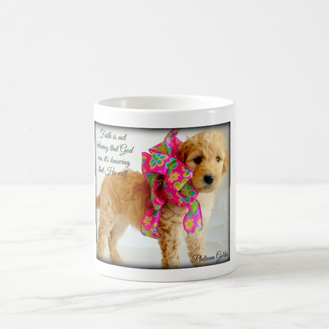 Taza de café de Goldendoodle (Centro)