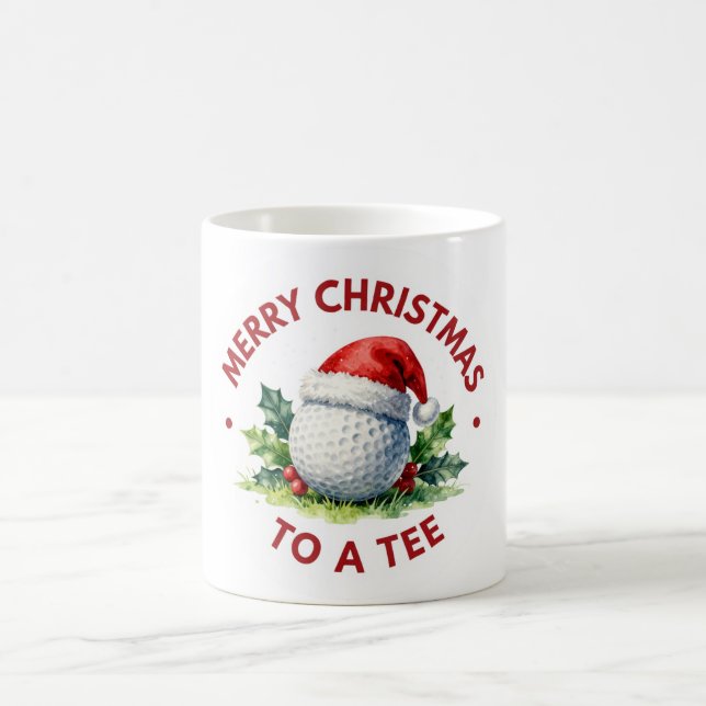 Taza de café de golf de Navidad (Centro)