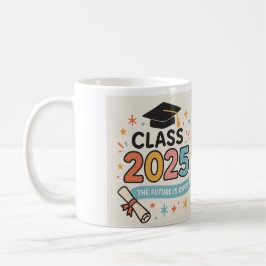 taza de café de graduación