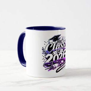 Taza de café de graduación de la promoción de 2026