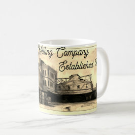 Taza de café de Granbur Texas Vintage Milling Comp