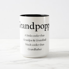 Taza de café de Grandpoppa, poco refrigerador que