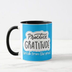Taza de café de gratitud