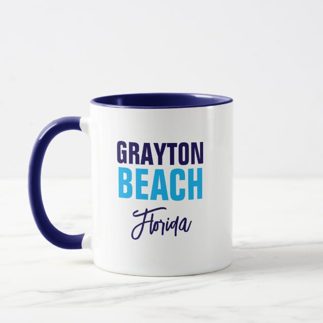 Taza de café de Grayton Beach Florida (Izquierda)