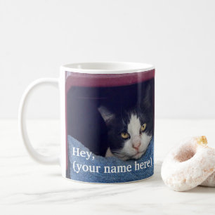 Taza de café de griterío zurda modificada para