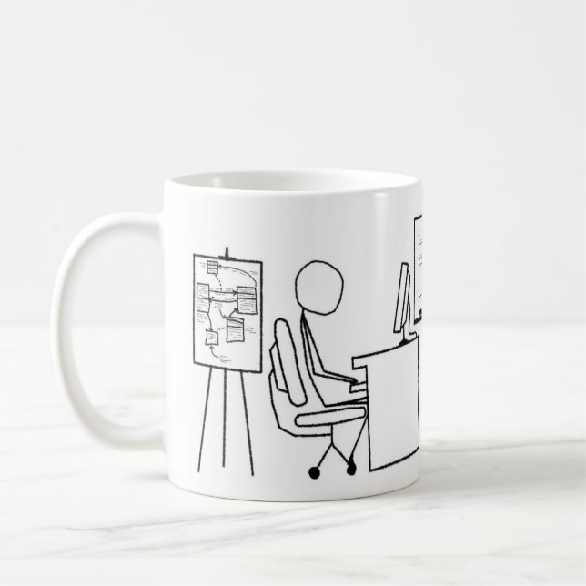 Taza de café de Guru del diseño (Izquierda)
