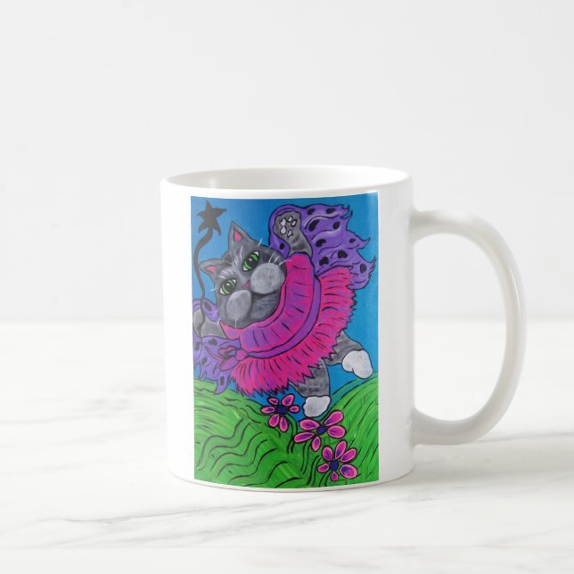 Taza de café de hadas del gato (Derecha)