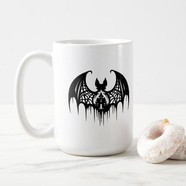 Taza de café de Halloween (Con donut)