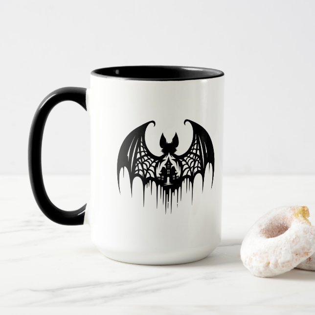 Taza de café de Halloween (Con donut)