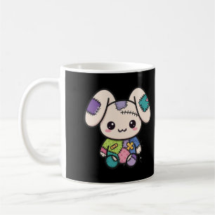 Taza de café de Halloween de conejo zombie