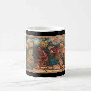 Taza de café de Halloween del vintage