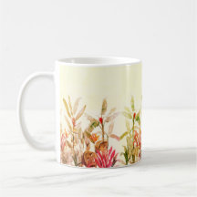 Taza de café de hojas de plátano tropicales