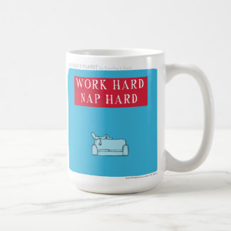 Taza De Café De HP5087 "Harold del planeta" del "trabajo siesta