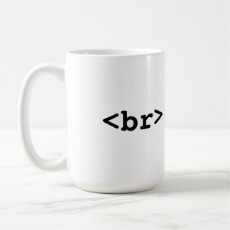 Taza de café de HTML/CSS (#c0ffee <br>, descanso
