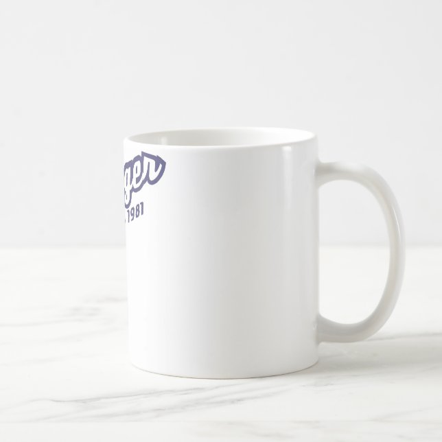 Taza de café de Hugger de la lanzadera desde 1981 (Derecha)