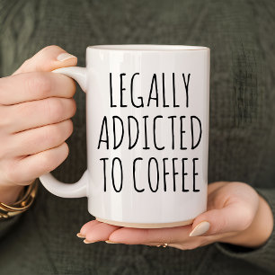 Taza de café de humor legal para abogados y estudi