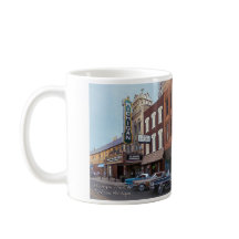 Taza de café de Jackson Michigan del teatro de
