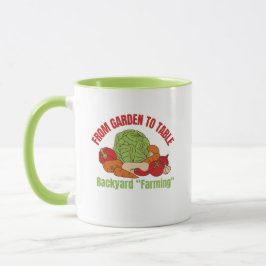 Taza De Café De Jardín A Mesa