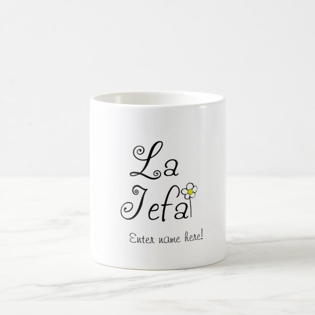 Taza de café de Jefa del La (Centro)