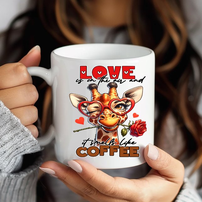 Taza de café de jirafa divertida enorme (Subido por el creador)