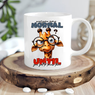 Taza De Café De Jirafa Divertida Regalo De Amante