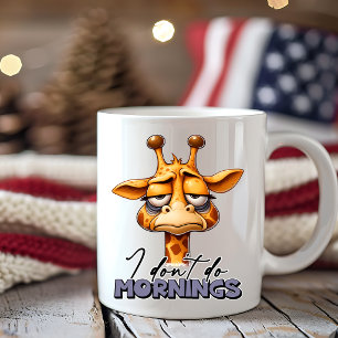 Taza De Café De Jirafa Divertida Regalo De Animal