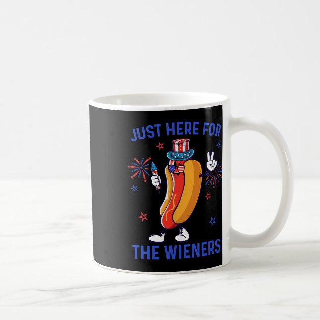 Taza De Café De Julio Wieners Bandera Estadounidense Hombres Pa (Derecha)