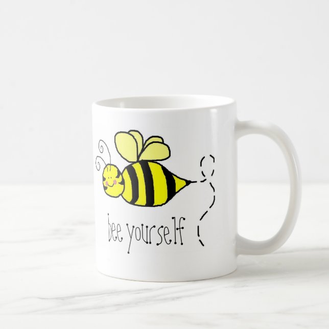 Taza de café de la abeja usted mismo (Derecha)