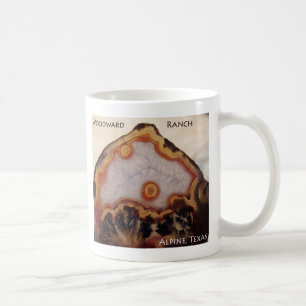 Taza de café de la ágata del penacho (Tejas)