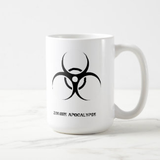 Taza de café de la apocalipsis del zombi