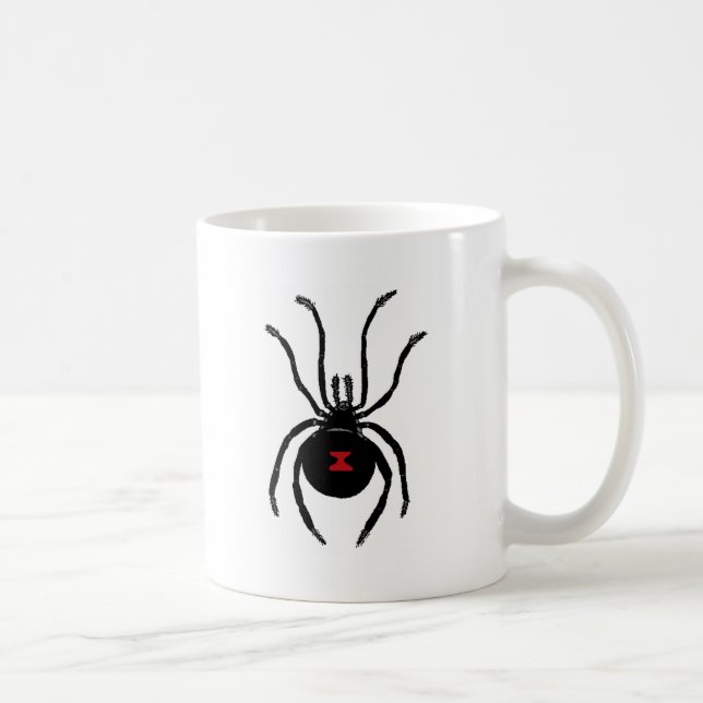 taza de café de la araña de la viuda negra (Derecha)