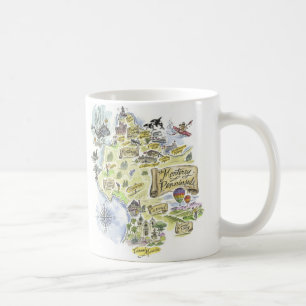 Taza de café de la bahía de Monterey