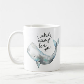 Taza De Café De la ballena amor siempre usted