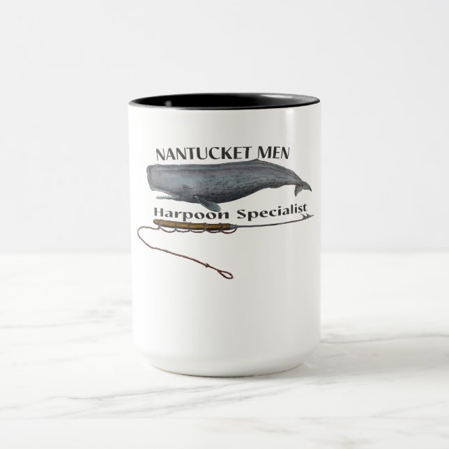 taza de café de la ballena del nantucket (Centro)