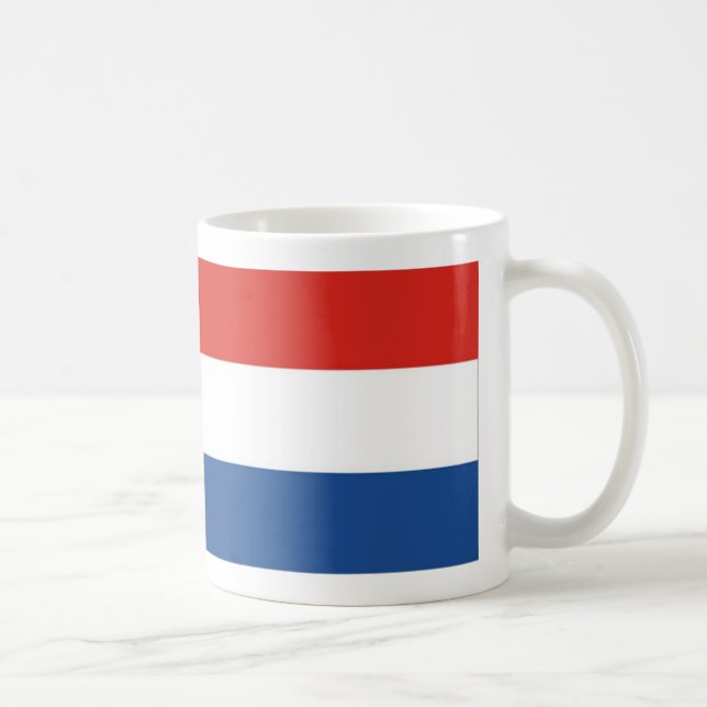Taza de café de la bandera de Holanda (Derecha)
