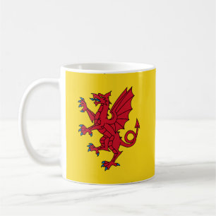 Taza de café de la bandera de Somerset