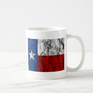 taza de café de la bandera texas