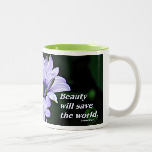 Taza de café de la belleza