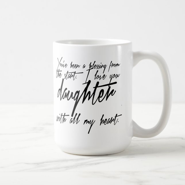Taza de café de la bendición de la hija (Derecha)