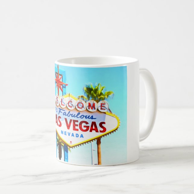 Taza De Café Dé la bienvenida a Las Vegas 2 (Anverso derecho)