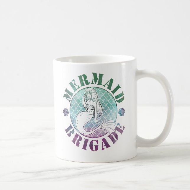 Taza de café de la brigada de la sirena (Derecha)