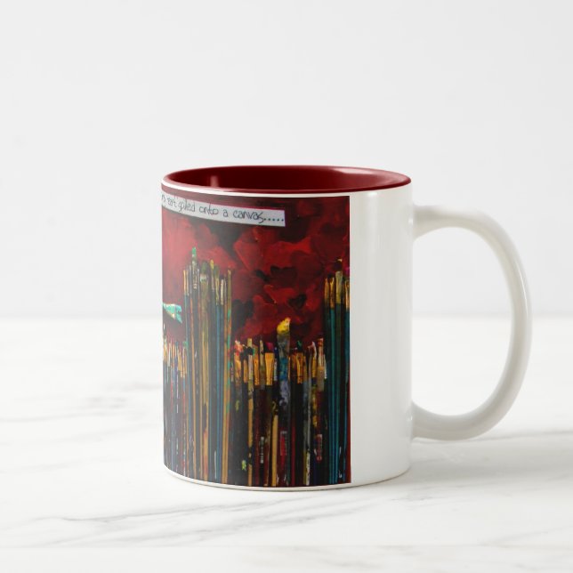 taza de café de la brocha del artista (Derecha)