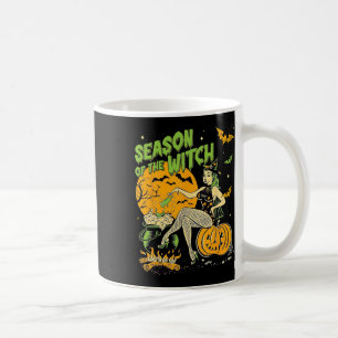 Taza De Café De la Bruja Halloween Samhain
