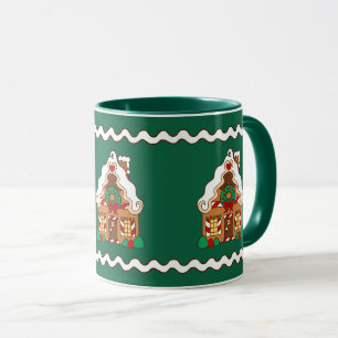 Taza de café de la casa de pan de jengibre de Navi